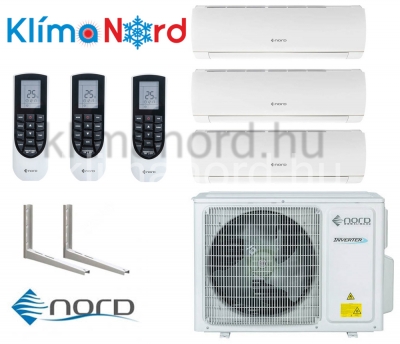 NORD FREE MATCH NEW AGE NWHD(24)NK6OO LCLH INVERTERES 3-AS MULTI Klímaberendezés 7,1 KW R32 1,7 KG/1,15